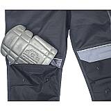 Pracovní montérkové kalhoty s laclem MAX ECO STRETCH, černá