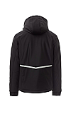 Nylonová prodloužená bunda Payper STREAM PAD, černá