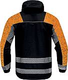 Zateplená bunda SAKOYA, oranžová/černá