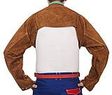 Svářečská zástěra k rukávníkům WELDAS Lava Brown W44-7800, 71 cm