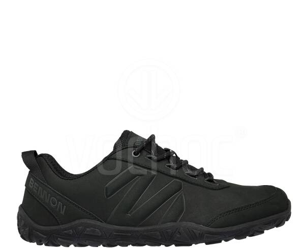Lehká kožená treková obuv BNN BOSKY BAREFOOT, černá