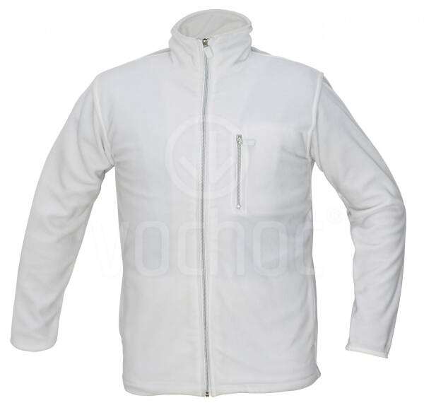 Pracovní fleece mikina KARELA, bílá