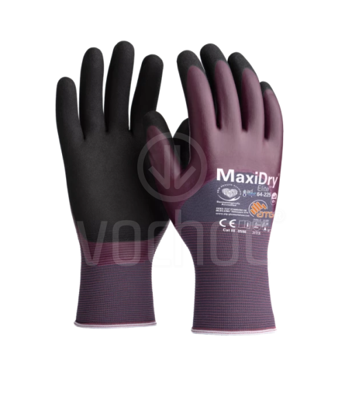 Máčené rukavice ATG MaxiDry Elite, 3/4 máčené