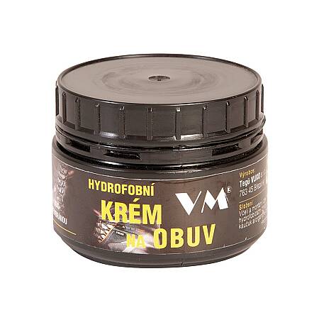 Hydrofobní krém na obuv, černý