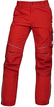 Montérkové kalhoty do pasu Ardon URBAN+, jasně červené