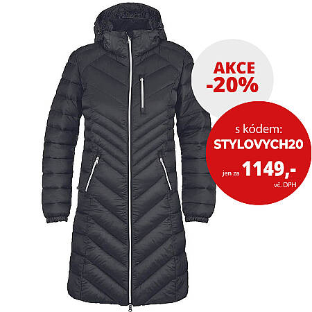 Dámský kabát L-SURE SYLVIA LADY, černá