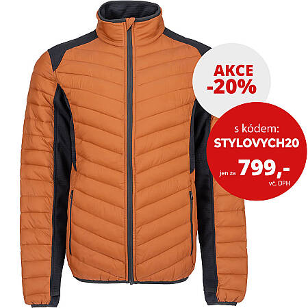 Pánská zateplená bunda L-SURE WALSH, oranžová